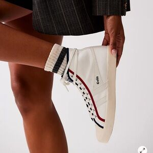 Gola Women’s Coaster Smash High Top Canvas Sneakers Size 9 NWOT